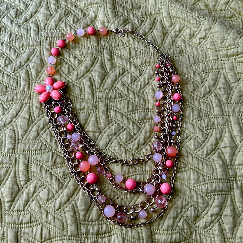 Fun and floral necklace